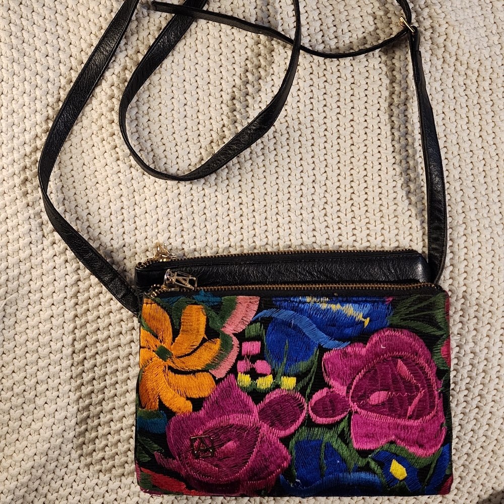 Handmade clutch leather purse